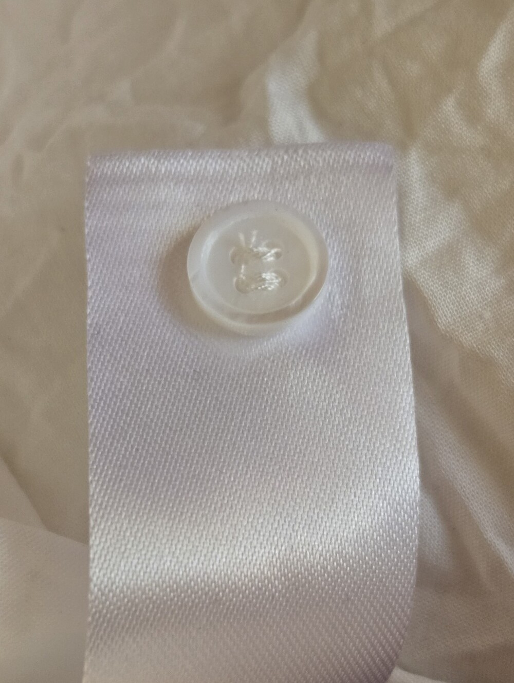 Zara White Eyelet Lace Belted Midi Shirt Dress M - Picture 14 of 14